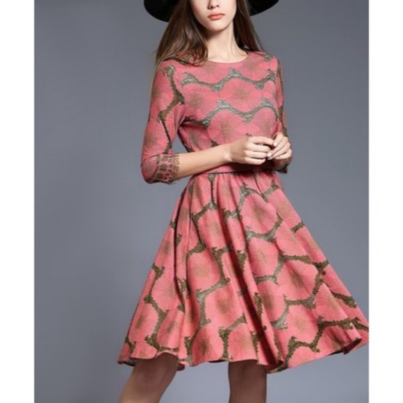 Coeur de Vague Dresses & Skirts - NWT Yishiqi Made in France Lace Floral Dress 6